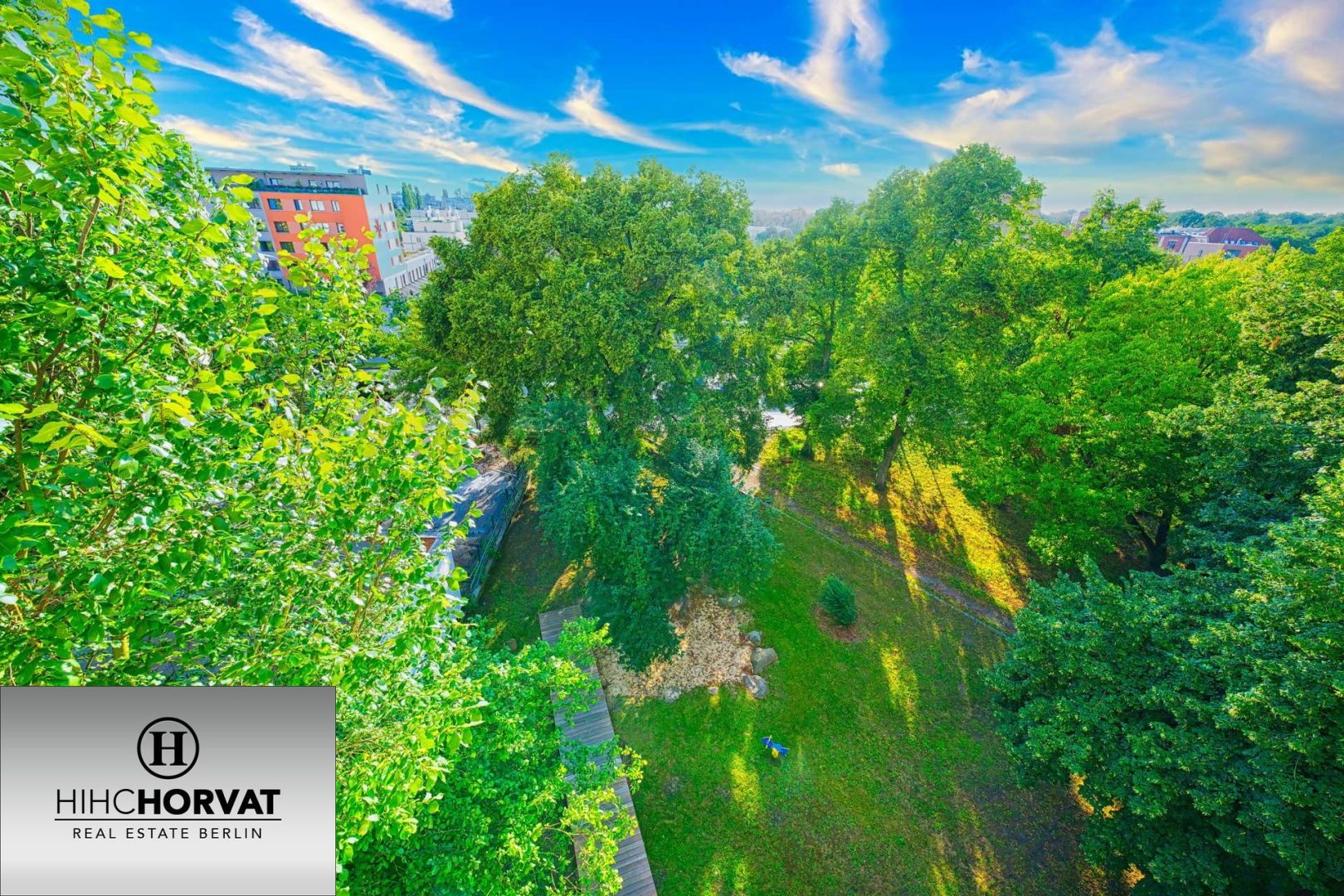 Ausblick von Balkon