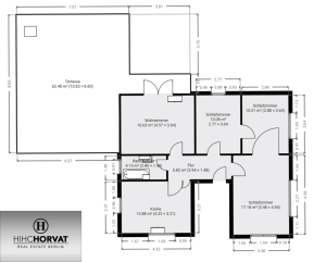 Grober Grundriss 1.OG