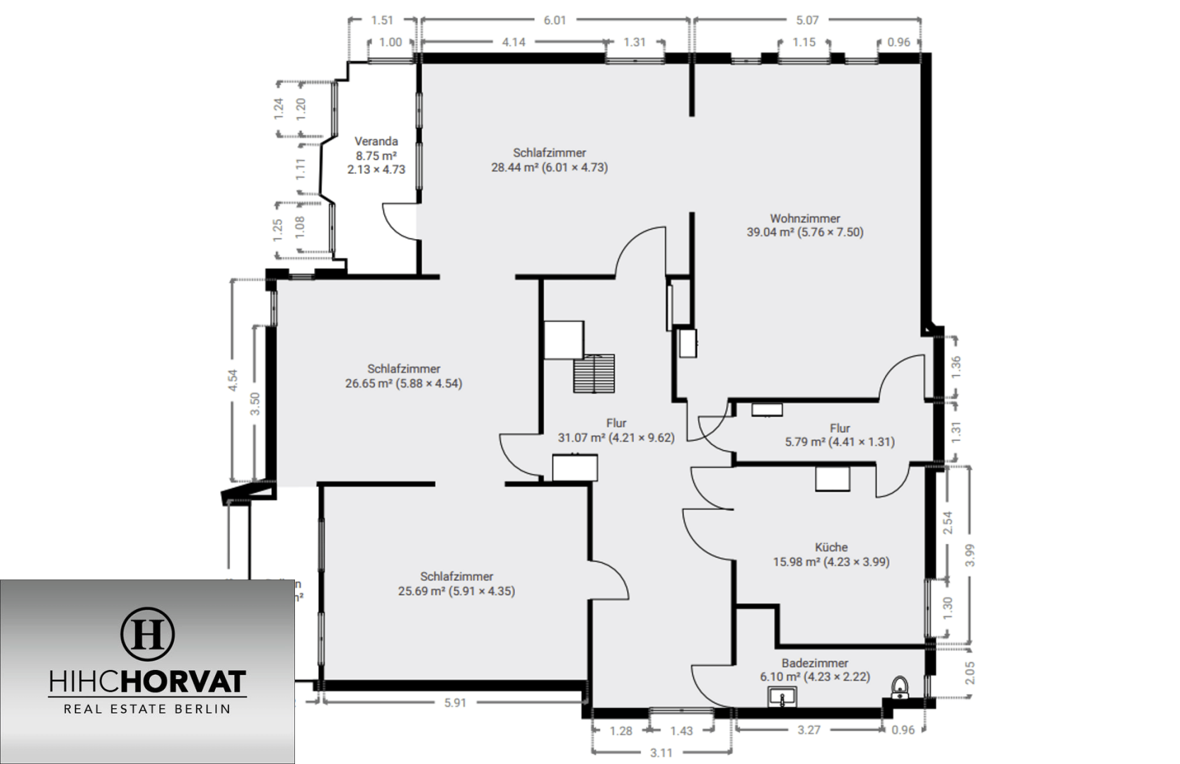 Grober Grundriss 4.OG