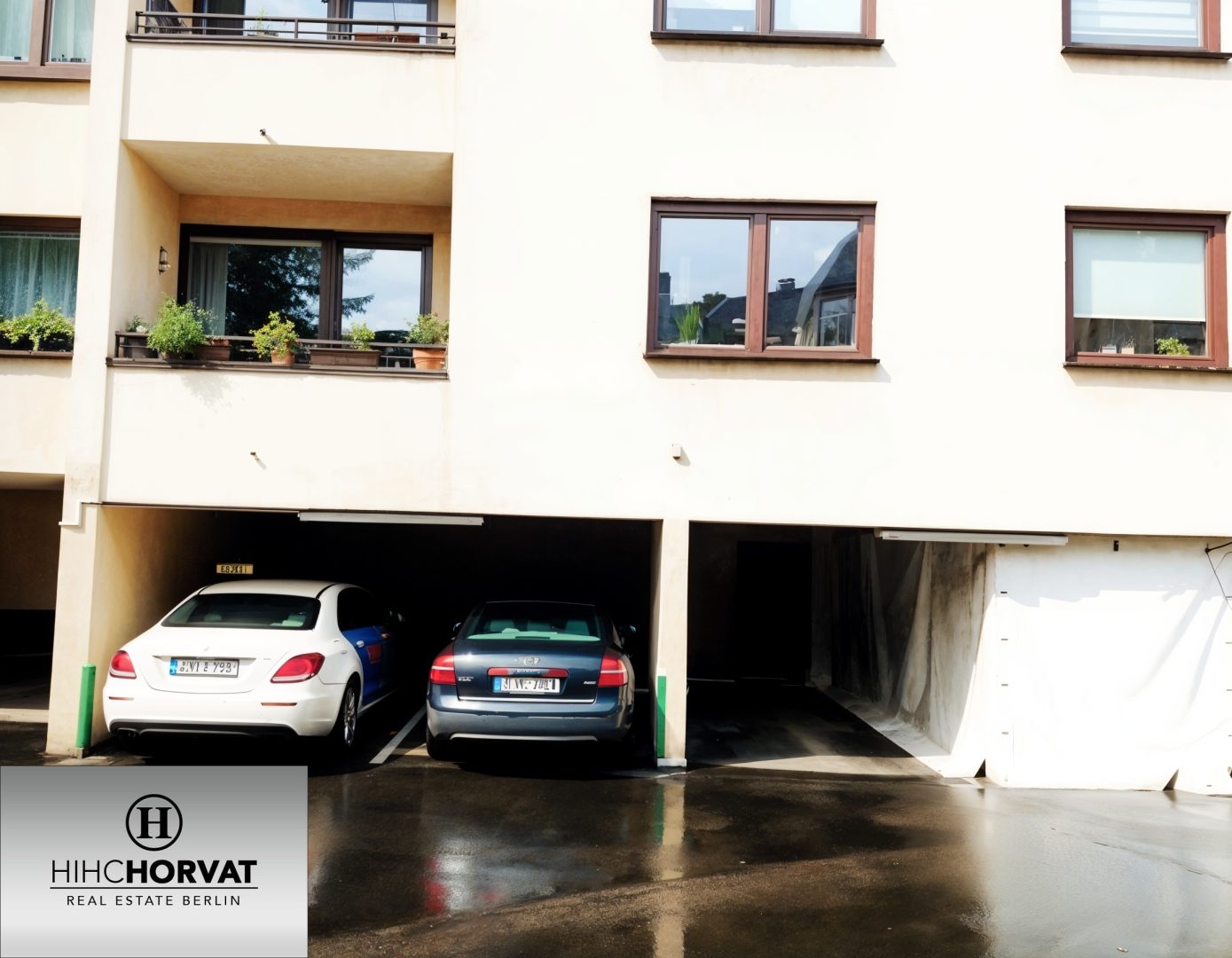 Überdachter Stellplatz