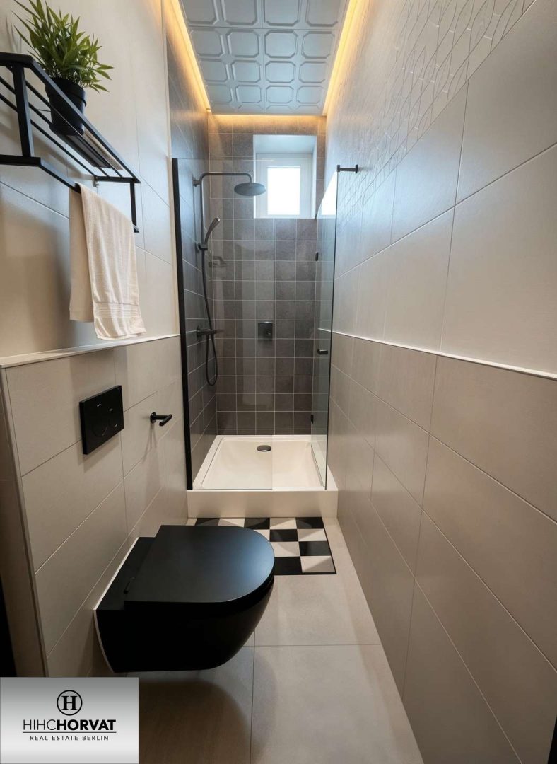 Duschbadbeispiel nach Sanierung - (Fotomontage)