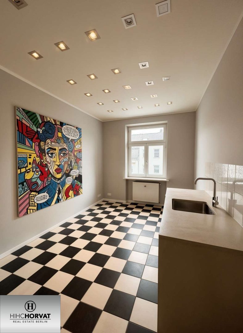 Küchenbeispiel nach Sanierung (Fotomontage)