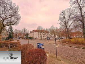 Blick vom Grundstück