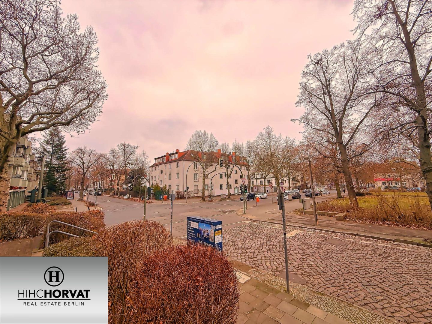 Blick vom Grundstück