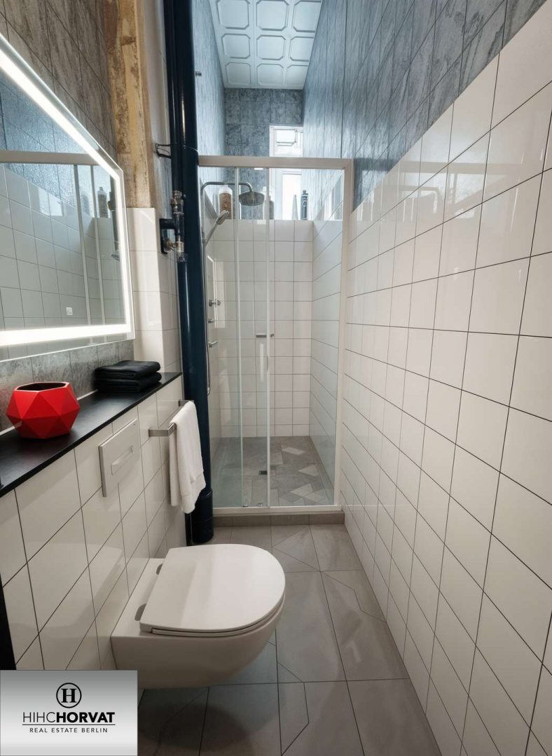 Duschbadbeispiel nach Sanierung - (Fotomontage)