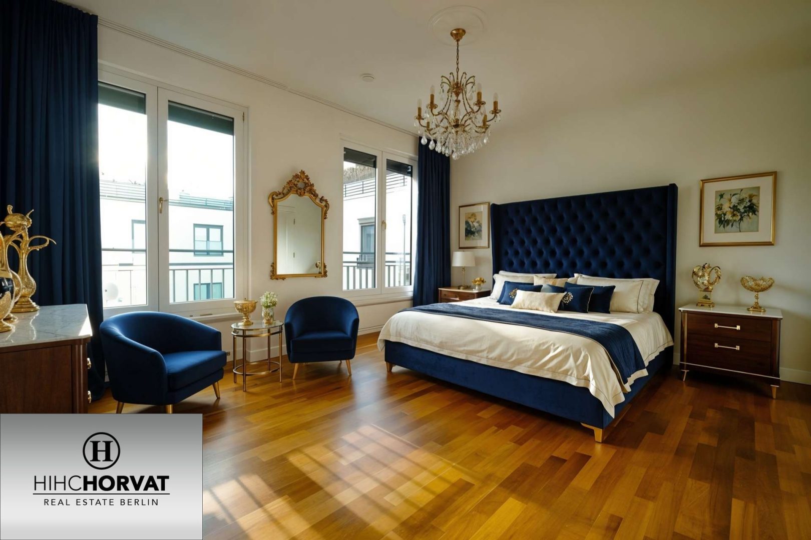 Schlafbereich - (Virtuelles Staging)