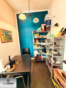 Separate Sitzecke in Küche