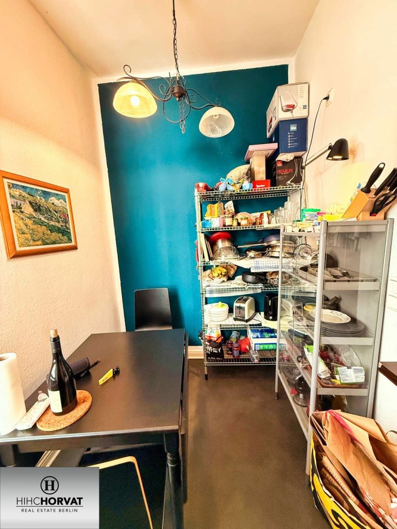 Separate Sitzecke in Küche