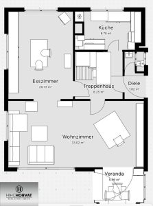 Sehr grobe Grundrissskizze HP