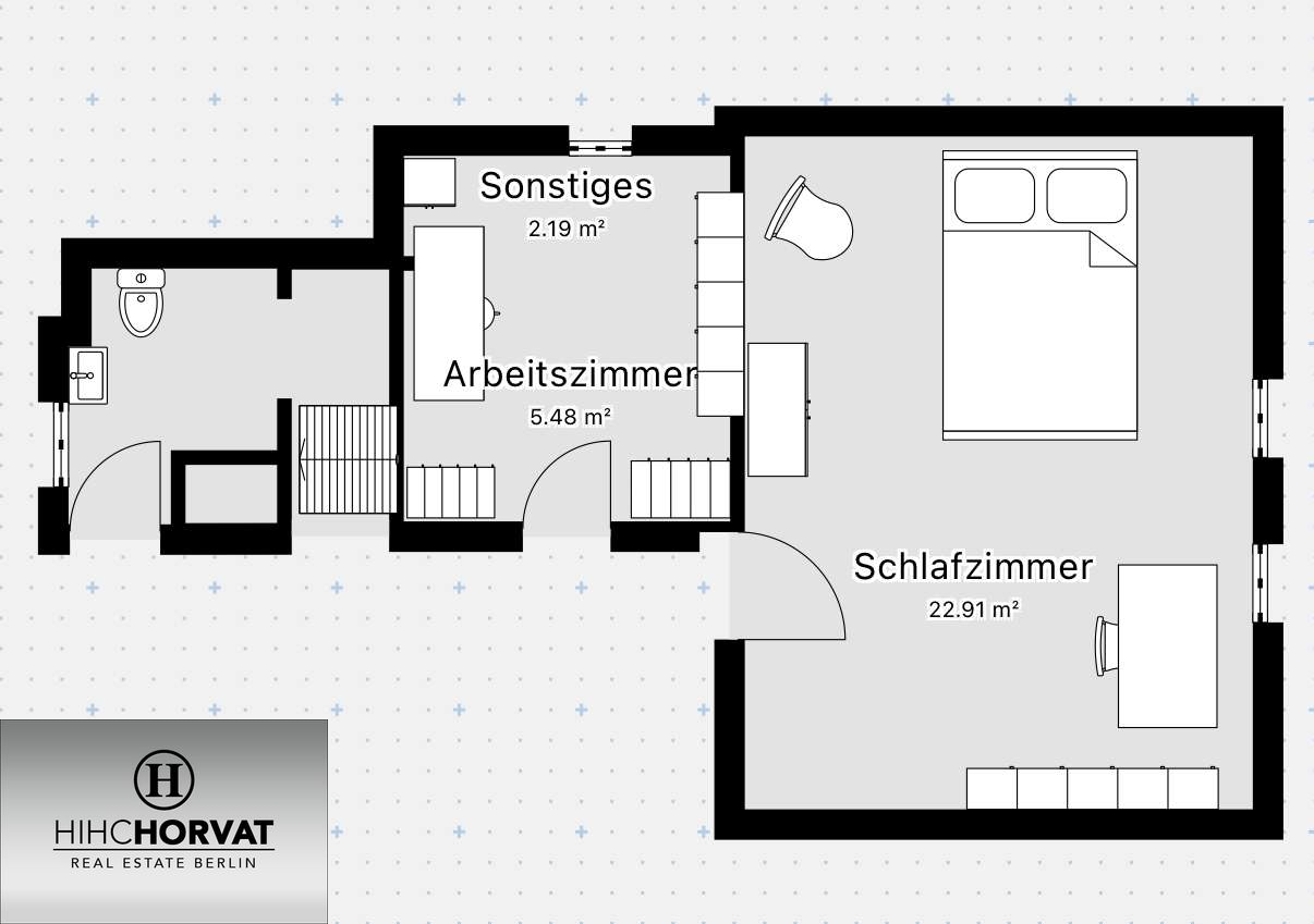 Sehr grobe Grundrissskizze 2.OG