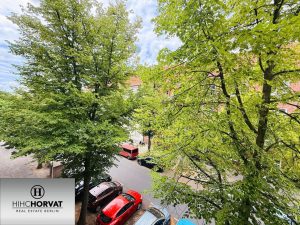 Blick vom Balkon
